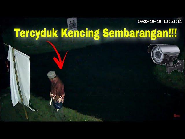 Kencing Sembarangan Terekam CCTV Terbaru