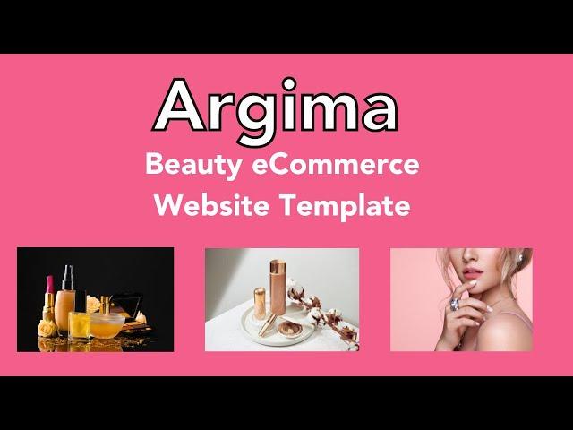 Argima - Beauty eCommerce Website Template | Beauty eCommerce Bootstrap 5 HTML Template