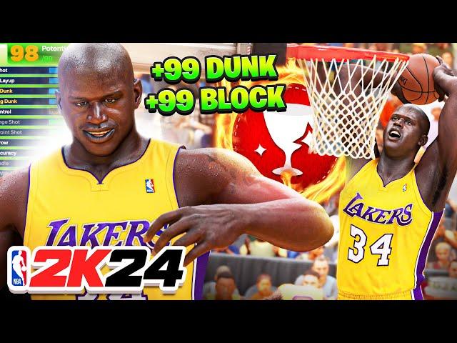 BEST CENTER BUILD & BADGES ON NBA 2K24 - BEST INSIDE BIGMAN BUILD FOR GRABBING REBOUNDS IN ALL MODES