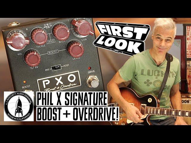 J. Rockett Audio Designs Phil X Signature (PXO) Boost & Overdrive Demo w John Bohlinger | First Look