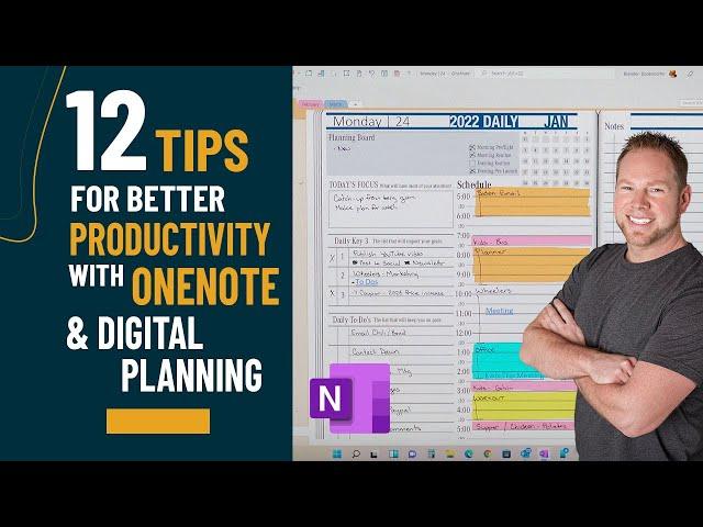 Best 12 OneNote Tips for Better Productivity with Digital Planning