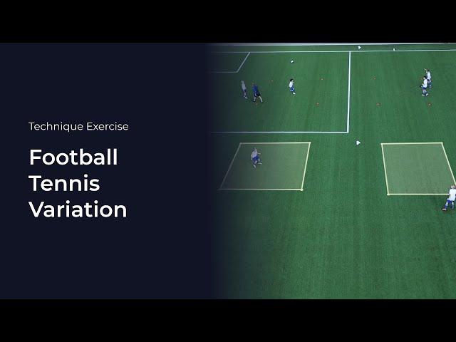 Football Tennis Variation | Soccer Coaching Drill