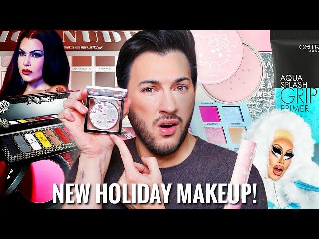 Testing NEW hyped Holiday Makeup launches! are they cash grabs?