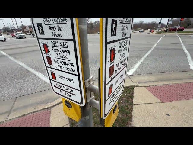 Campbell Pedsafety Crosswalk Buttons at - E Indian Trail Rd and Farnsworth Ave