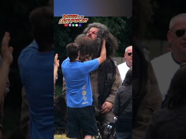 Hagrid’s body double had a robot head #shorts #harrypotter #hogwarts