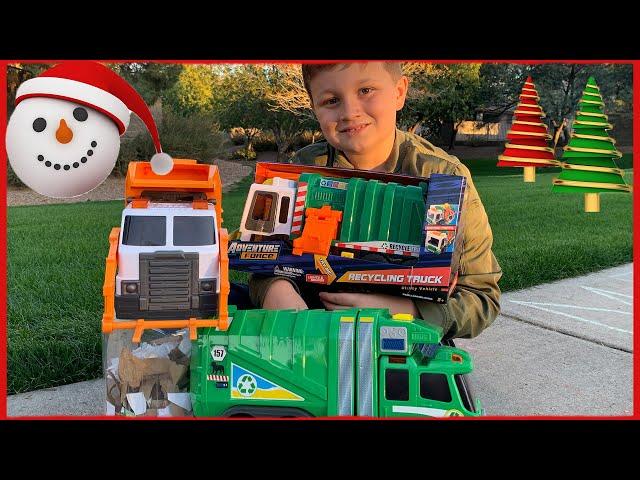 Toy Garbage Truck Review | Video For Kids