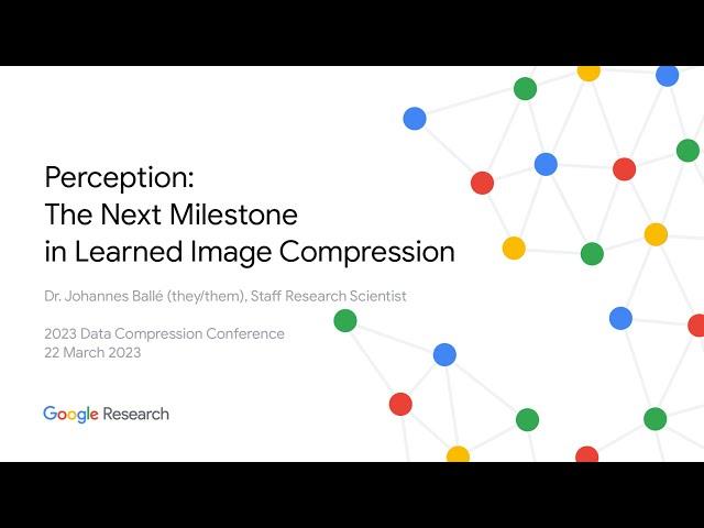 DCC 2023 - Perception: the Next Milestone in Learned Image Compression