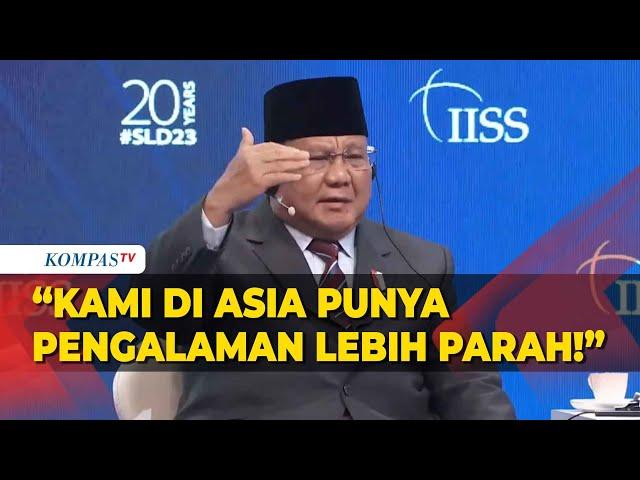 Panas! Tanya Jawab Prabowo Bahas Soal Usulan Resolusi Konflik Rusia-Ukraina