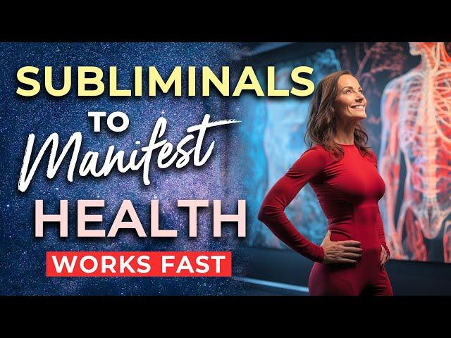 SUBLIMINAL Affirmations to MANIFEST HEALTH Fast  Subliminals to Program Your Subconscious