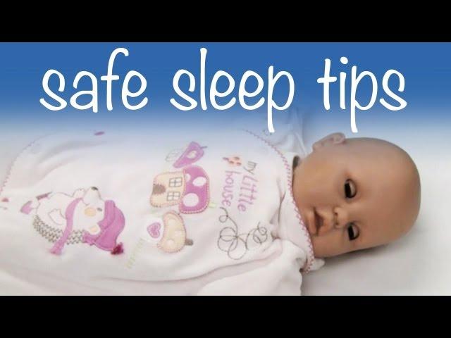 Safe sleep tips for your baby | Risks of swaddling