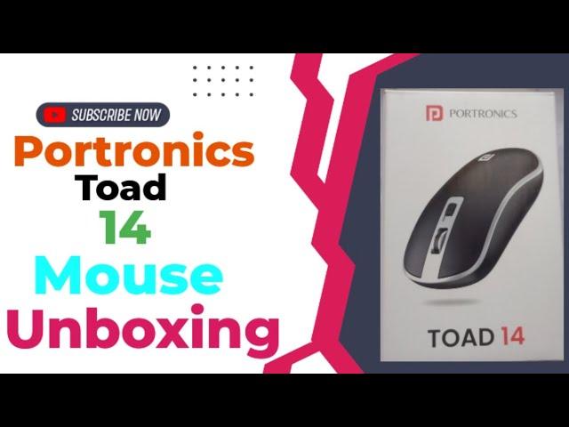 Portronics toad 14 mouse unboxing