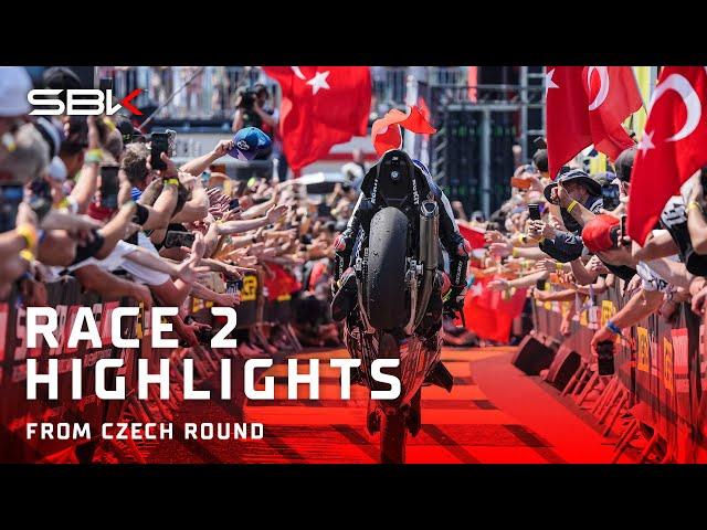 HIGHLIGHTS from Race 2 at Most!  | 2024 #CzechWorldSBK 