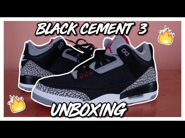 JORDAN 3 "BLACK CEMENT" UNBOXING