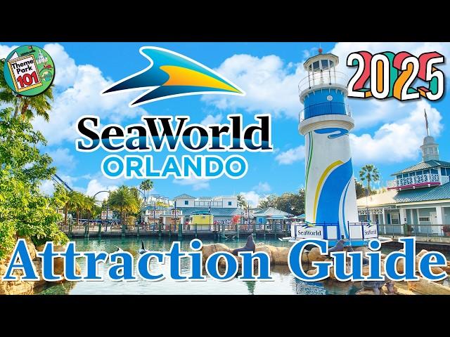SeaWorld Orlando RIDES & ATTRACTIONS - 2025 - Theme Park, Zoo & Aquarium in Florida