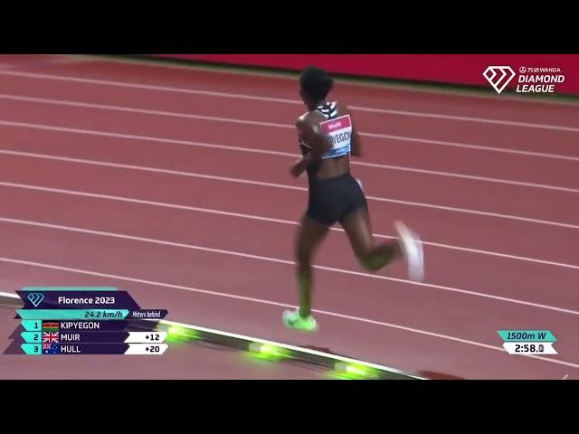 How Faith Kipyegon Broke 1500 World Record   3 49 11 in Florence