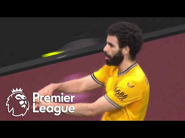 Rayan Ait-Nouri heads Wolves level against Burnley | Premier League | NBC Sports