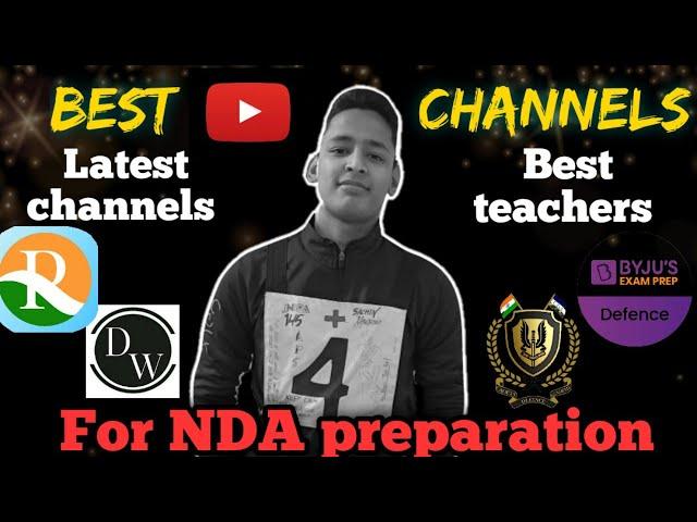 Best youtube channels for NDA preparation  | NDA 1 2022 | Best resources for NDA | NDA girls