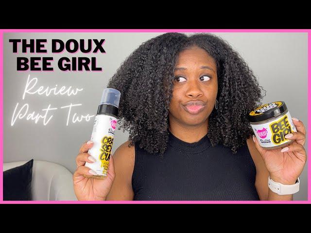 Is This The Best Doux Duo ?! | Honey Setting Foam + Curl Custard | The Doux Bee Girl Review Part 2!