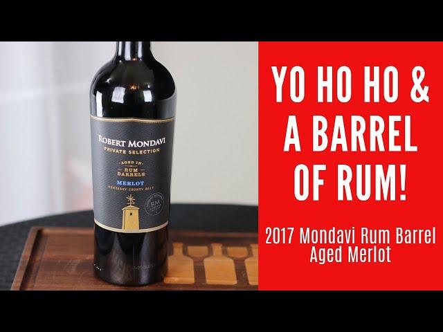 2017 Robert Mondavi Private Selection Rum Barrel Merlot Wine Review