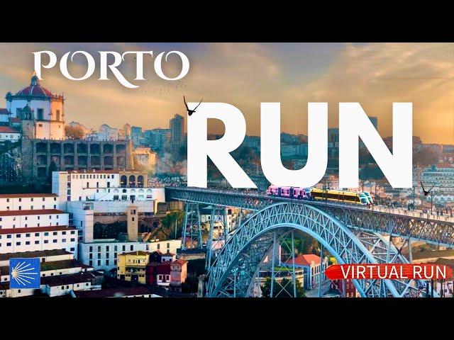 Virtual Run in Porto | Along the Douro River | 30 Minute Treadmill Workout with Music