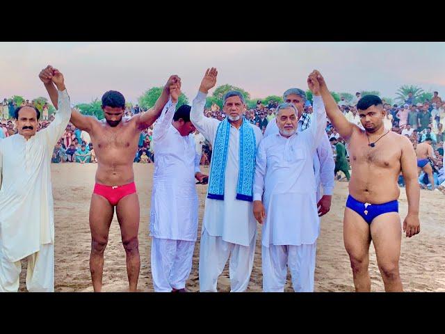 New Kushti Shaban Pehlwan sial vs Umar Pehlwan buddi 14 agust 2024 shujaabad ||kushti shaban sial||