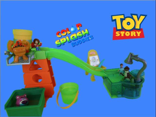 Toy Story Slide 'N' Surprise Playground Playset with Woody, Rex, Ken, Lotso, and Bad Mood Chunk