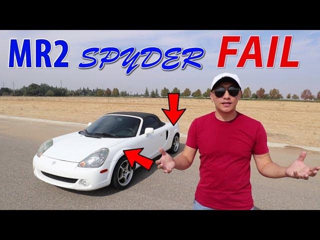 TOYOTA MR2 SPYDER : Why it FAILED :/