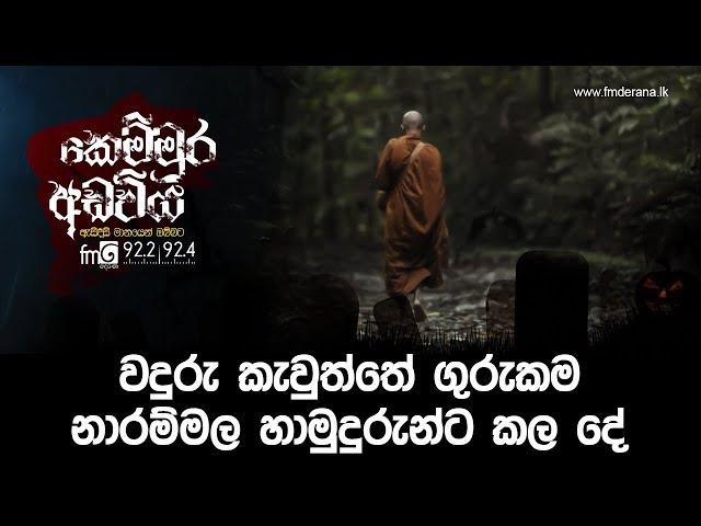 වදුරු කැවුත්තේ ගුරුකම නාරම්මල හාමුදුරුන්ට කල දේ | Kemmura Adaviya | FM Derana