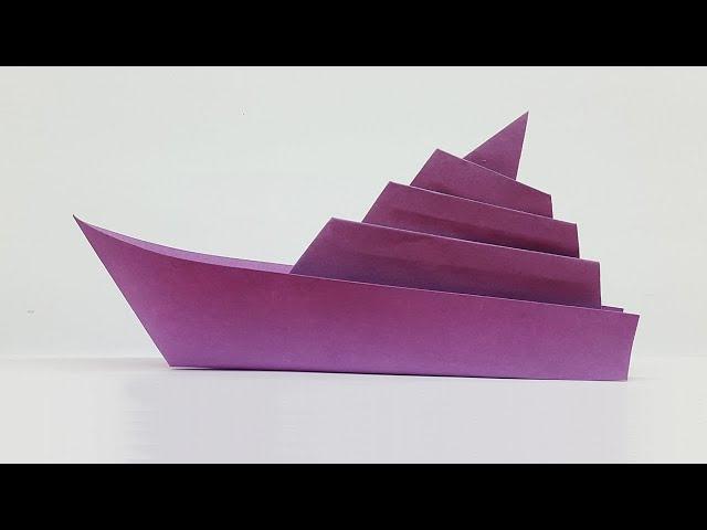 Paper Ship Making Origami Tutorial | How to Make a Paper Boat | Origami Boat