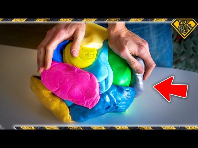 Emptying 1,000 Silly Putty Eggs