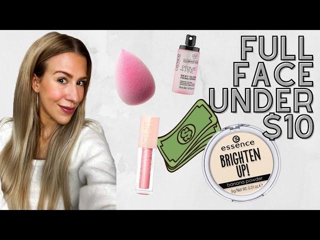 FULL FACE NOTHING OVER $10 || AFFORDABLE MAKEUP.