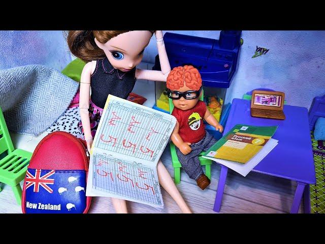 BECAME MEGA SMART FOR 24 HOURS KATYA AND MAX ARE A FUN FAMILY! Funny DOLLS TV series BARBIE