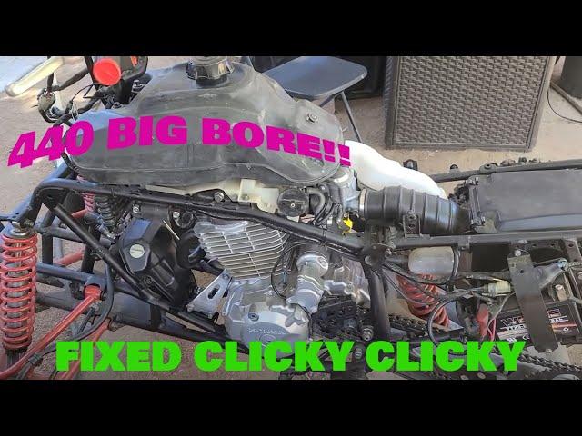 2004 Honda 400EX to 440 Big Bore Clicking Fix