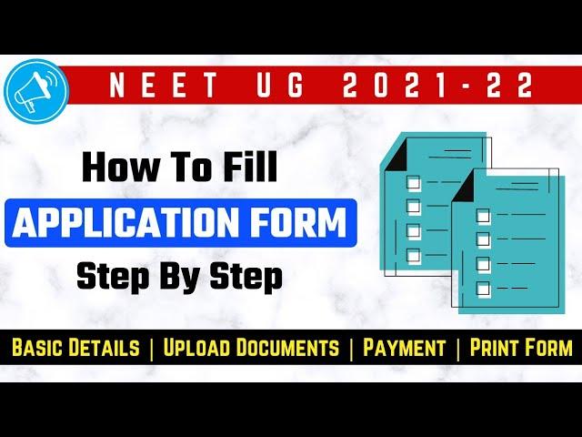 Neet 2021 application form fillup | step by step process | Neet 2021 latest news