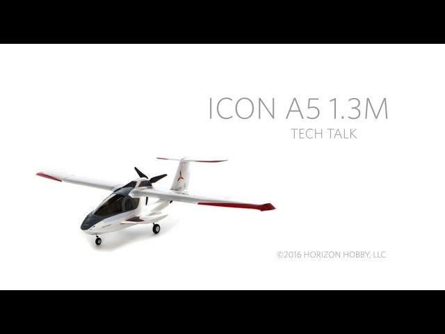 E-flite ICON A5 1.3m PNP & BNF Basic Product Spotlight