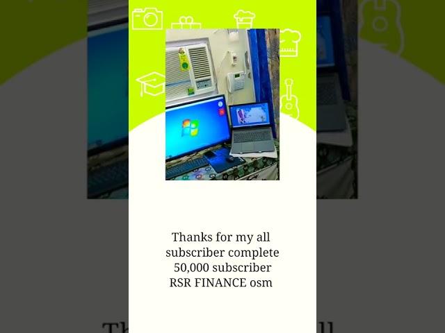 thanks for all 50,000 subscriber complete from rsr finance. Ranjeet singh Rajput