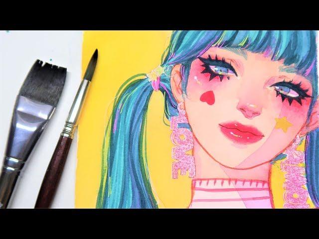 "Star" Watercolor Speedpaint