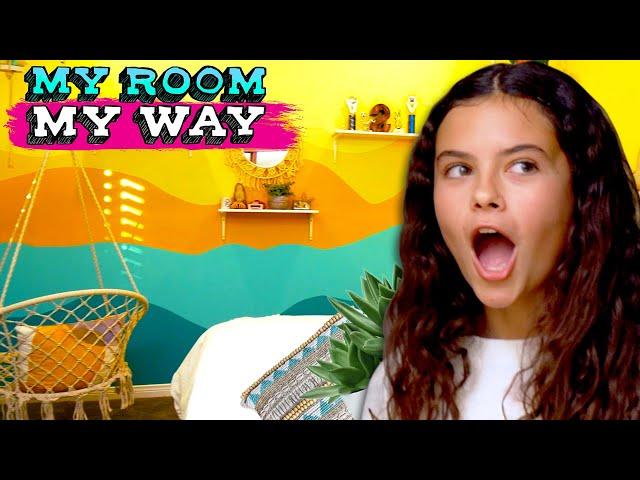 This Teen's New Bedroom is Giving Beach Bungalow Vibes | Kids Room Makeover | MY ROOM MY WAY