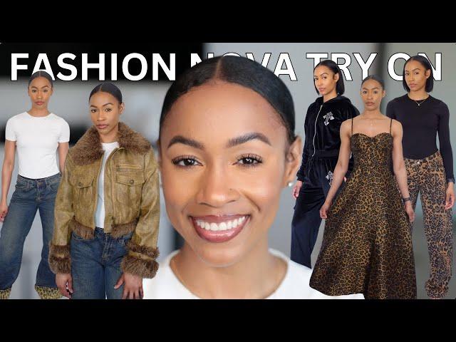 Fashion Nova Try On Haul | Jeans, Jackets, Velour Set & More!