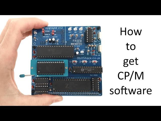 Downloading and using CP/M software on the Z80 Playground