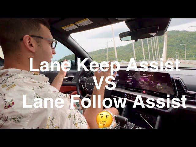 Lane Keep Assist or Lane Follow Assist: what’s the difference? Kia Sportage 2023