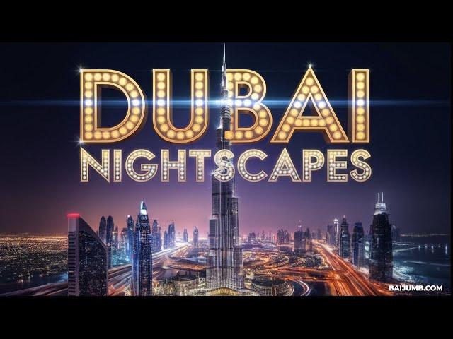 Lights, Luxury, and Life – The Most STUNNING Dubai Nightscapes!