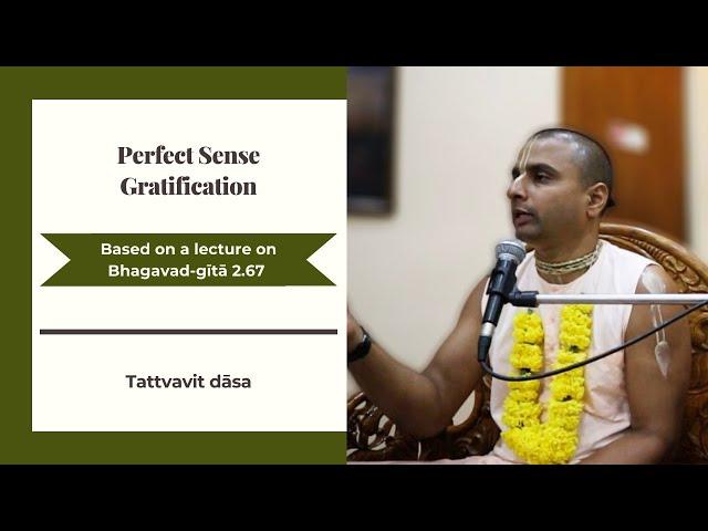 Perfect Sense Gratification | Wisdom Bites by Tattvavit dāsa