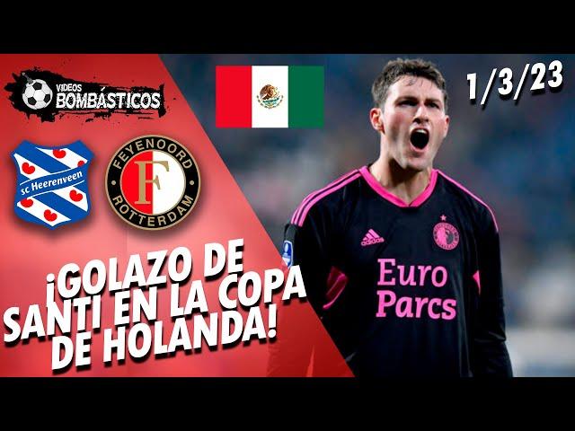 GRAN GOL DEL MEXICANO SANTIAGO GIMENEZ PARA FEYENOORD HOY! #heefey