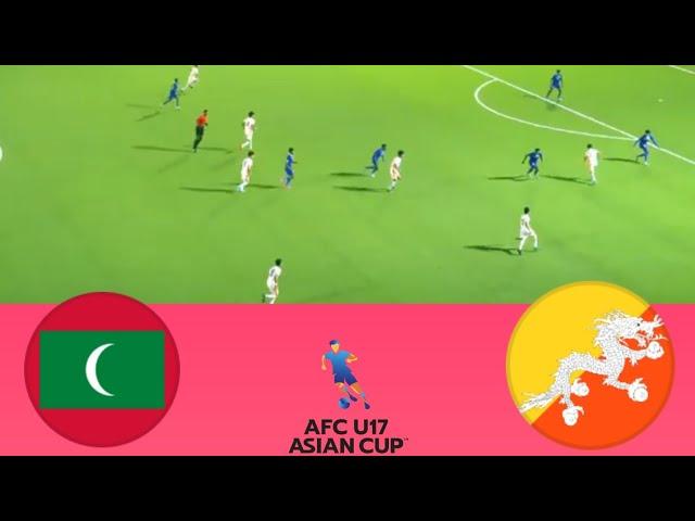  LIVE, Maldives vs Bhutan, AFC U17 Asian Cup 2025 Qualifiers, Live Match Updates