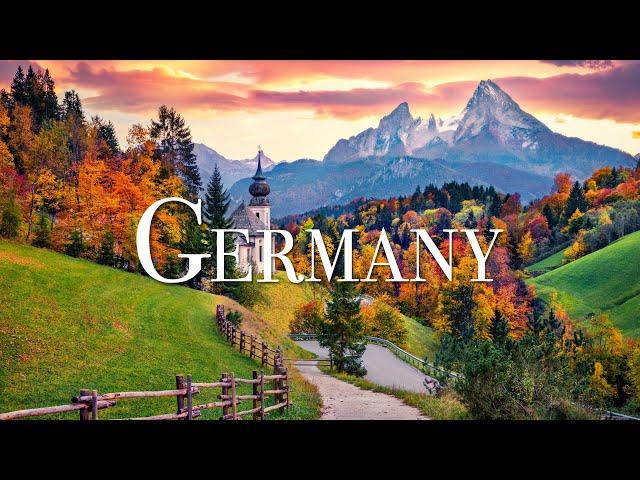 Germany 4K Europe Relaxation Film | Relaxing Music, Piano Music, Meditation Music, Nature Sounds