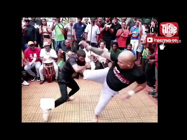 A roda pegou fogo jogo duro capoeira luta