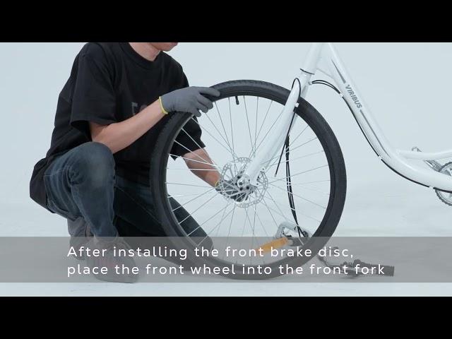 How to assemble a Viribus Adult Tricycle 7-Speed, Dual Chain