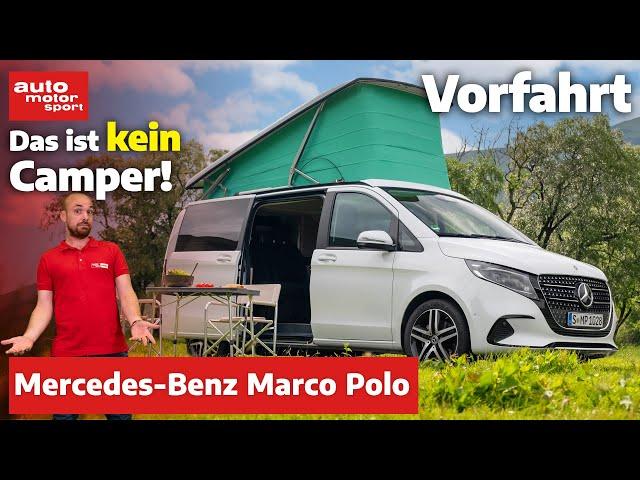 Mercedes-Benz V-Klasse Marco Polo: Was kann der Glamper? – Vorfahrt (Review) | auto motor und sport