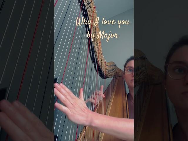 How does an R & B song sound on the harp? Here’s a cover of “Why I love you” by Major.